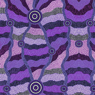 Yirringarni beeswax wrap print by Russellina Puruntatameri