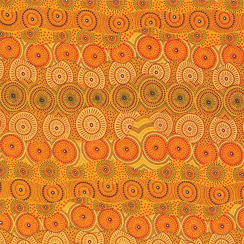 Alpara Seed Yellow beeswax wrap print by Rosie Bird