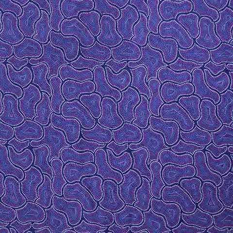 Bush Seeds Purple beeswax wrap print by Cindy Wallace