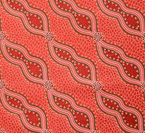 Bush Spinifex Tango beeswax wrap print by Geraldine Riley
