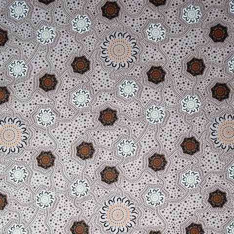 Caming Ground Ecru beeswax wrap print by Charlie Egan