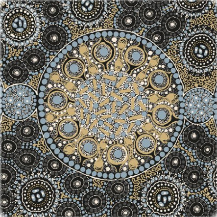 Fresh Life After Rain beeswax wrap print by Christine Doolan