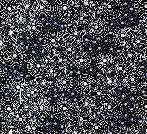 Bush Dreamings of Utopia beeswax wrap print by Tanya Price